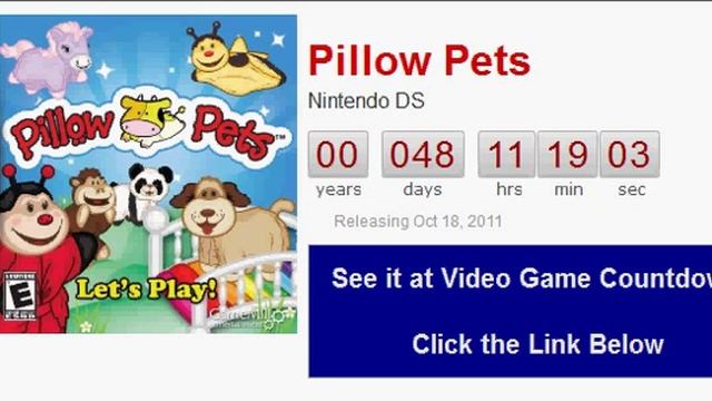 Pillow Pets DS Countdown смотреть онлайн