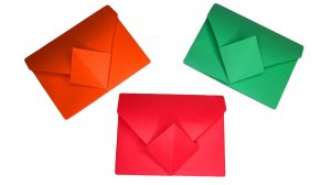 Как сделать конверт из бумаги (оригами конверт)