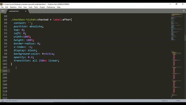 Css Ticket Card Effect смотреть онлайн