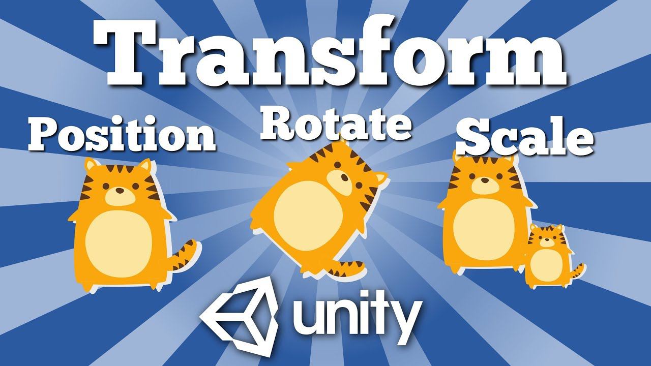 How to control Transform Position Rotation and Scale options of game object with C# script in Unity? смотреть онлайн