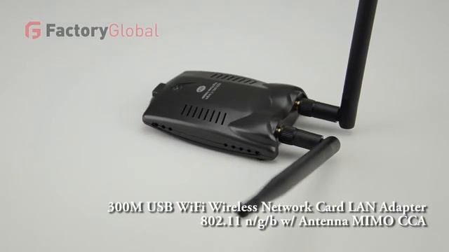 NW-C1290 300M USB WiFi Wireless Network Card LAN Adapter 802.11 n/g/b w/ Antenna MIMO CCA смотреть онлайн