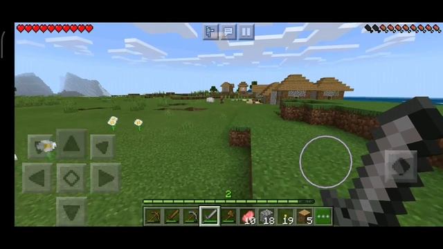 выживание в Майнкрафте 1.16 на телефоне без читов. Нашёл деревню! смотреть онлайн