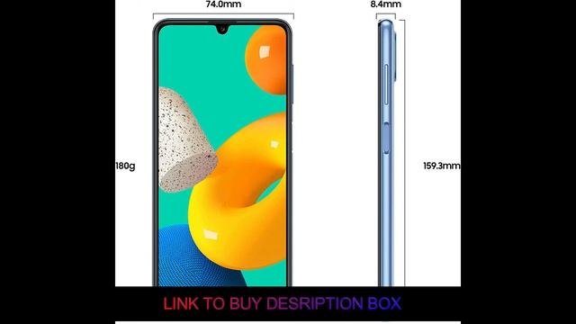 Samsung Galaxy M32 LTE Dual SIM Smartphone, 128GB 6GB RAM (KSA Version), Light Blue смотреть онлайн
