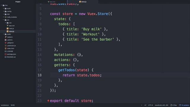 Vuex Tutorial 3/3 – Todo List App Example смотреть онлайн