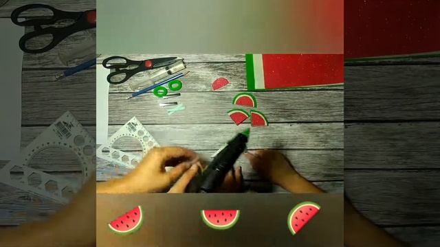 МК как сделать заколки - арбузики из фетра смотреть онлайн