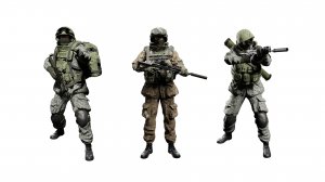 Фигуры из фотополимерной смолы Российский спецназ от ModelsWorld в масштабе 1:35