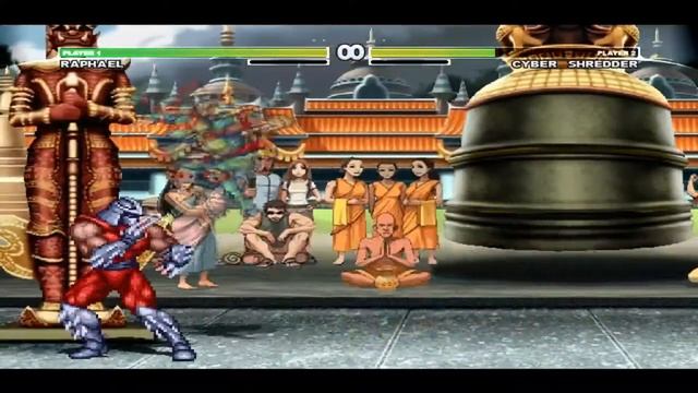 Teenage Mutant Ninja Turtles vs Street Fighter M.U.G.E.N: Review смотреть онлайн