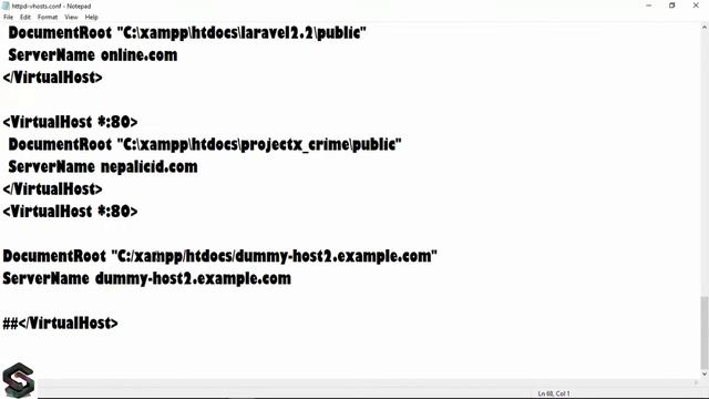 How to change localhost to custom domain in xampp sever [laravel] смотреть онлайн