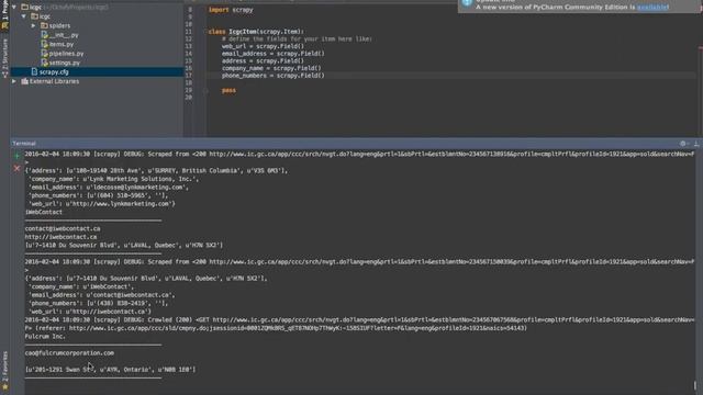 Extracting information from webpage to CSV file смотреть онлайн