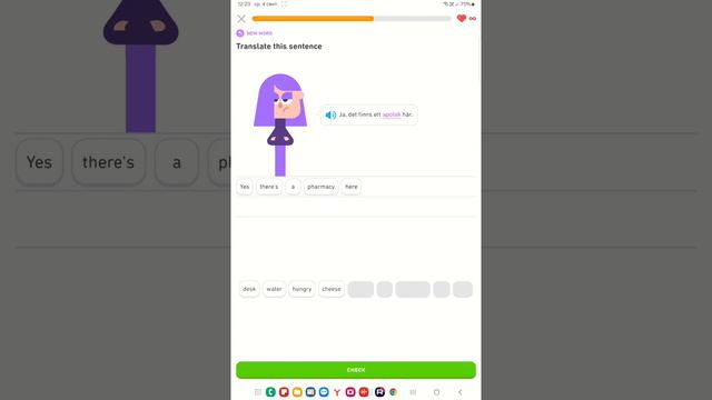 Решаю задания по шведскому в Duolingo смотреть онлайн