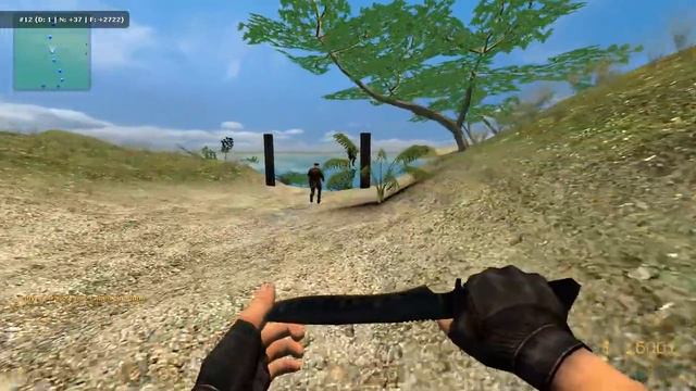 Counter Strike Source - Zombie Escape mod online gameplay on Pirates of the Caribbean map смотреть онлайн