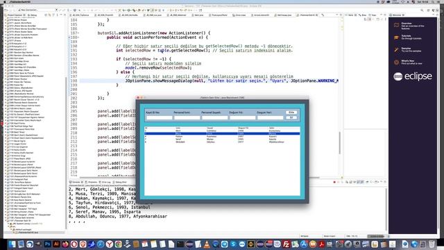 137 JavaBlackboard Java Swing Tutorial: Adding andDeleting Data to JTable Dynamically смотреть онлайн