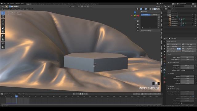 Puffy Cloth Tutorial | Blender 2.8 | FREE .blend file смотреть онлайн