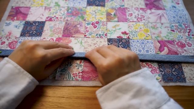 【ハギレ＆古着のジーンズの活用方法】5cm×5cmのハギレで作ることが出来ます！/リメイク/ハンドメイド