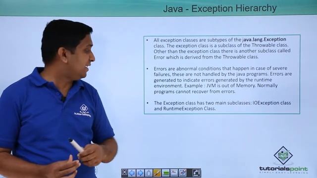 Java - Exception Hierarchy смотреть онлайн