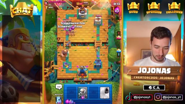 LEVEL 14 KARTEN in CLASH ROYALE SPIELEN! 😨 (Überlevelte Decks) смотреть онлайн