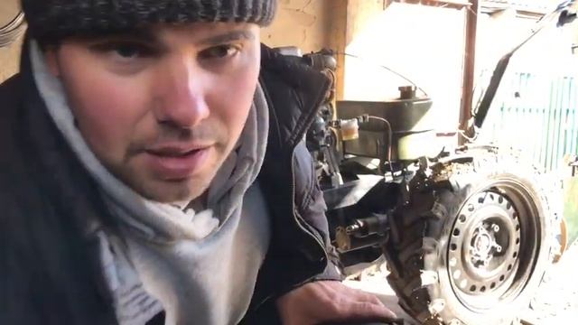 Продвигаюсь по мотоблоку в бік електро запуску і зробив таки пробну оранку ??? смотреть онлайн