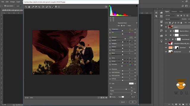 Photoshop CC Tutorial : Pre Wedding Photo Editing смотреть онлайн