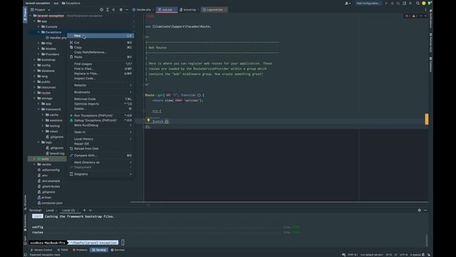 Laravel Exception/How to/ in Arabic(4K) بلعربي لارافيل смотреть онлайн