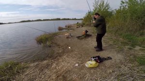 Первый карась весной. Ловля карася на поплавочную удочку и на донку. Рыбалка на Днепре.