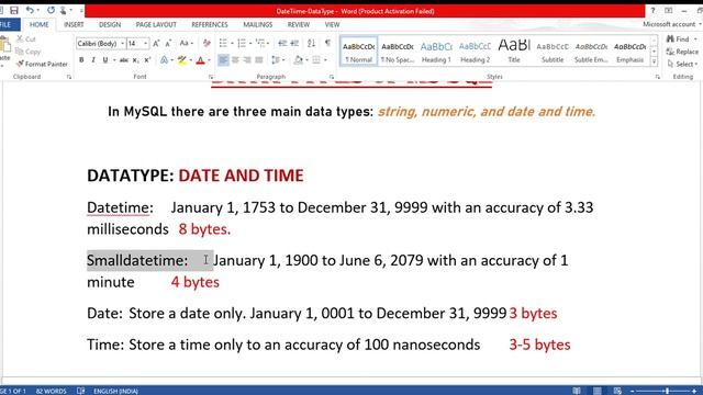 Data Type of MS SQL- Date Time || Daily Updates смотреть онлайн