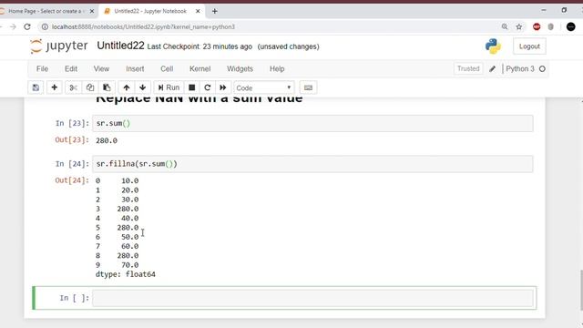 #python #jupyter #Handling missing values in Pandas | Data Class | Data Analysis using python смотреть онлайн