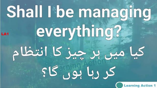 Used of "I" in Future Continuous Tense|| 40 Interrogative Sentence||Part 28. Urdu or English смотреть онлайн