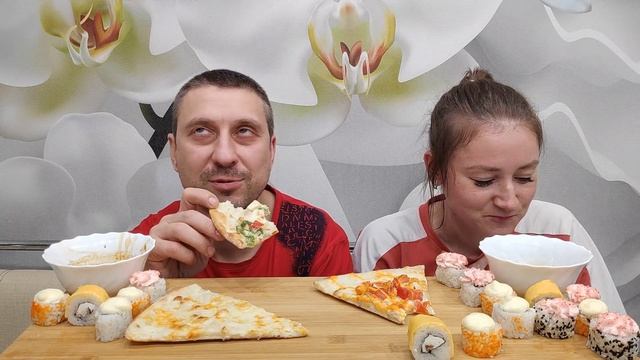 МУКБАНГ ПИЦЦА ?? РОЛЛЫ ? ПРАЗДНИК ЖИВОТА смотреть онлайн