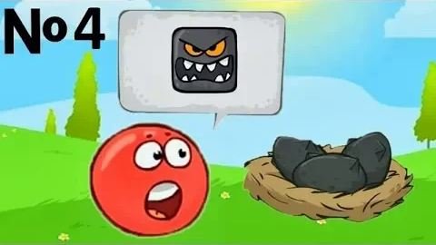 Веселый КРАСНЫЙ ШАР против чёрного квадрата #4 ИГРА Red Ball 4 - Ред бол 4 смотреть онлайн