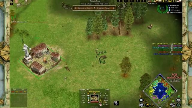 DoD vs. BrT, Game 1 - Age of Mythology: The Titans Clan League, Season 25 - Division 2, Round 4 смотреть онлайн