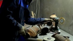 Удаление катализатора на NISSAN X-TRAIL.