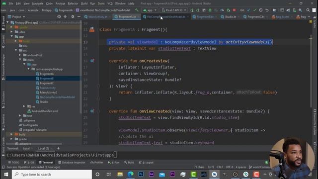 Android Communication with fragments - Part 2 - Android development with kotlin [2021] смотреть онлайн
