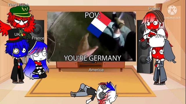 Countryhuman react to [hoi4] pov : Youre Germany. ( gacha club ) смотреть онлайн
