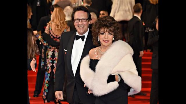 Actress Joan Collins with her husband Percy Gibson смотреть онлайн