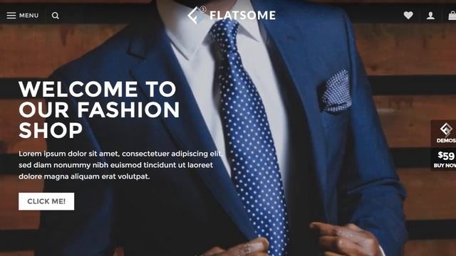 Theme Slider in Flatsome WordPress Theme смотреть онлайн