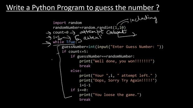 Guess Number Game using Python | Program to guess the number in python смотреть онлайн