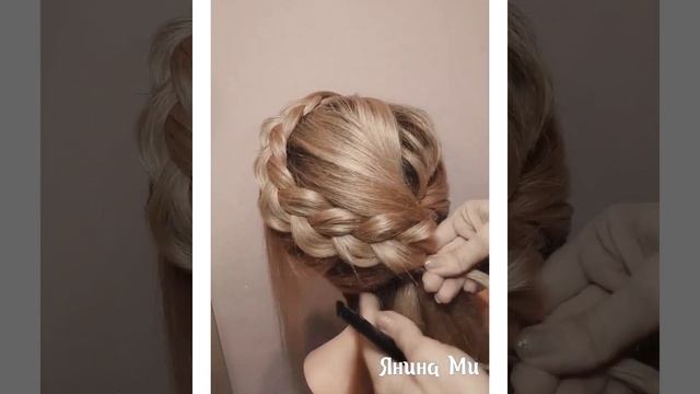 ?Экспресс причёска в европейском стиле?