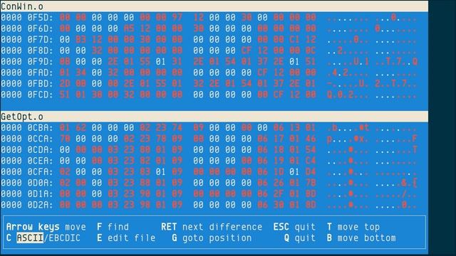VBinDiff, Visual Binary Diff смотреть онлайн
