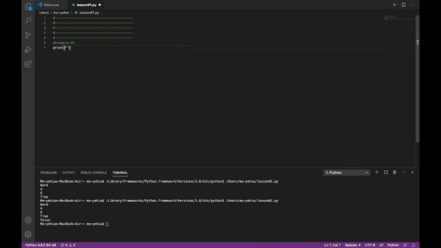 python | lesson#1 [ print() Function ] смотреть онлайн