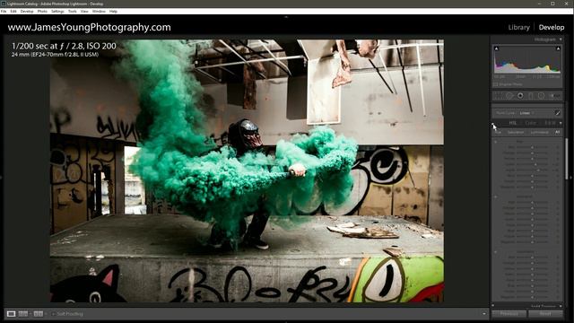 Editing Moody Smoke Bomb Photos - Teach Me How to Lightroom - 027 смотреть онлайн
