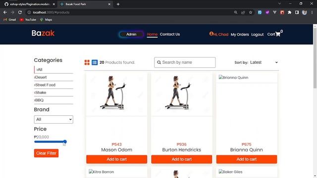 Capstone Project - with pagination and filter (React js and Firebase) смотреть онлайн