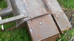 Печь в баню из газового баллона.