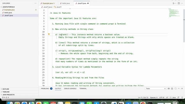 Java 11 features смотреть онлайн