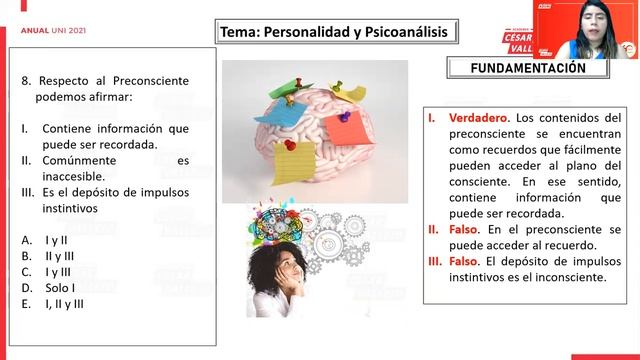 UNI Anual 2021 | Semana 14 Psicología Sesión 02