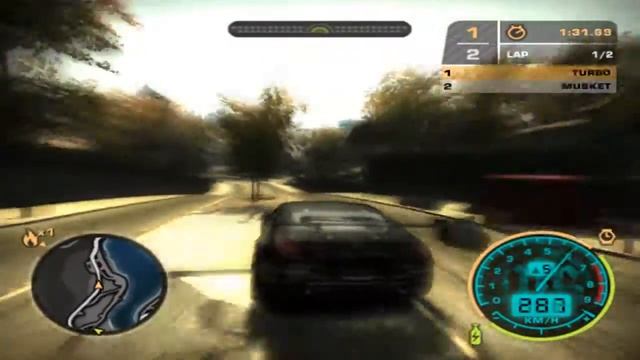 Nfs Most Wanted - Nissan 350Z vs Chevrolet Corvette C6 [HD] смотреть онлайн