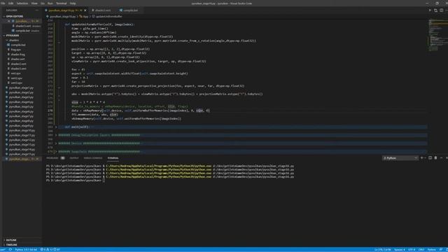 Vulkan with Python Tutorial 16 Uniform Buffer Objects (deprecated) смотреть онлайн