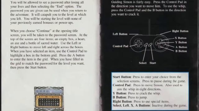 Super Castlevania IV - Game Manual (SNES) (Instruction Booklet) смотреть онлайн