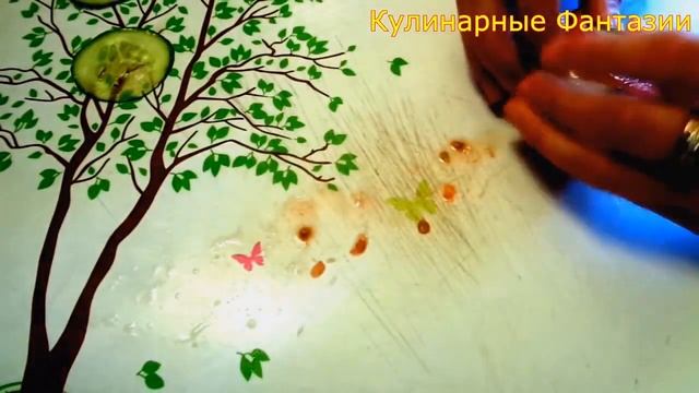 Великолепная Роза из Помидора и Огурца за Одну минуту! смотреть онлайн
