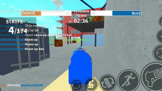 Играем в роблокс в режиме NERF FPS!!!(FiT GiT) смотреть онлайн