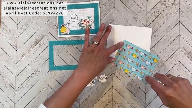 Let's Make a Snailed It Card! Elaine's Creations Stampin' Up! смотреть онлайн